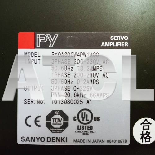 AMAT 1080 00275 - Sanyo Denki Servo Amplifier