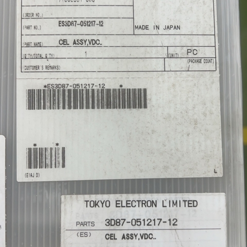 3D87-051217-12 / Tolyo Electron CEL ASSY,VDC