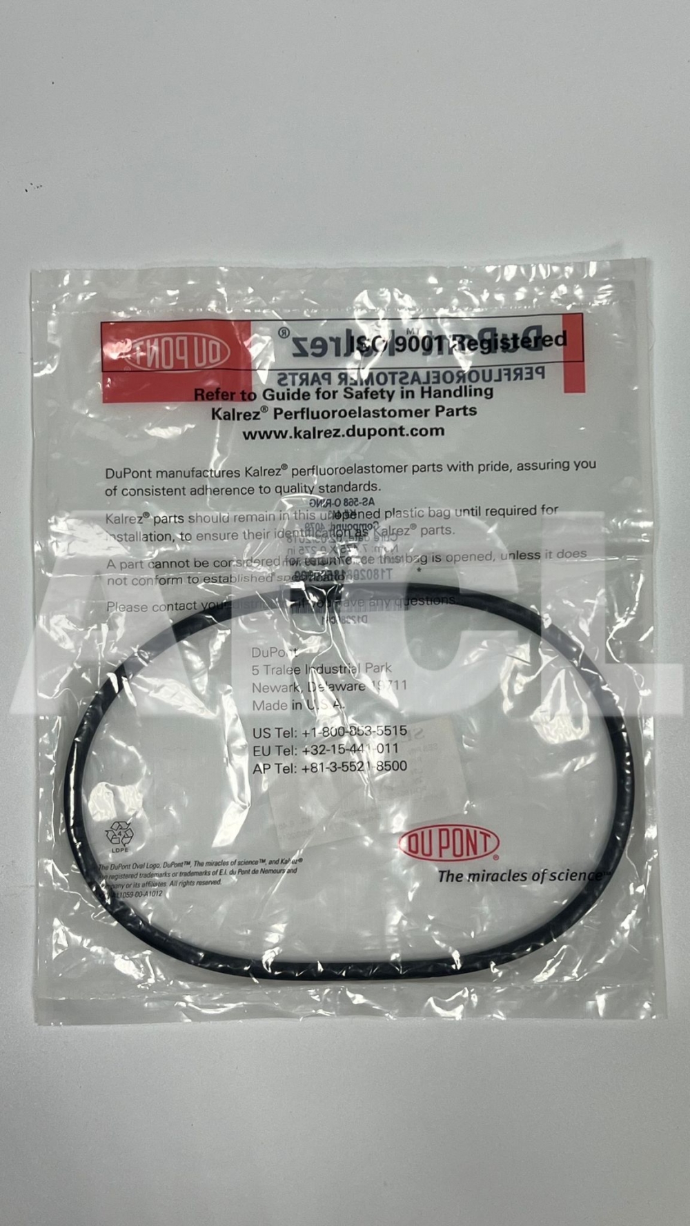 AS568A-443-4079 Karlez O-ring(全氟, 黑)