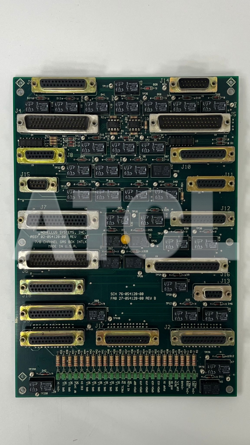 7/8 CHANNEL GAS INTLK PCB