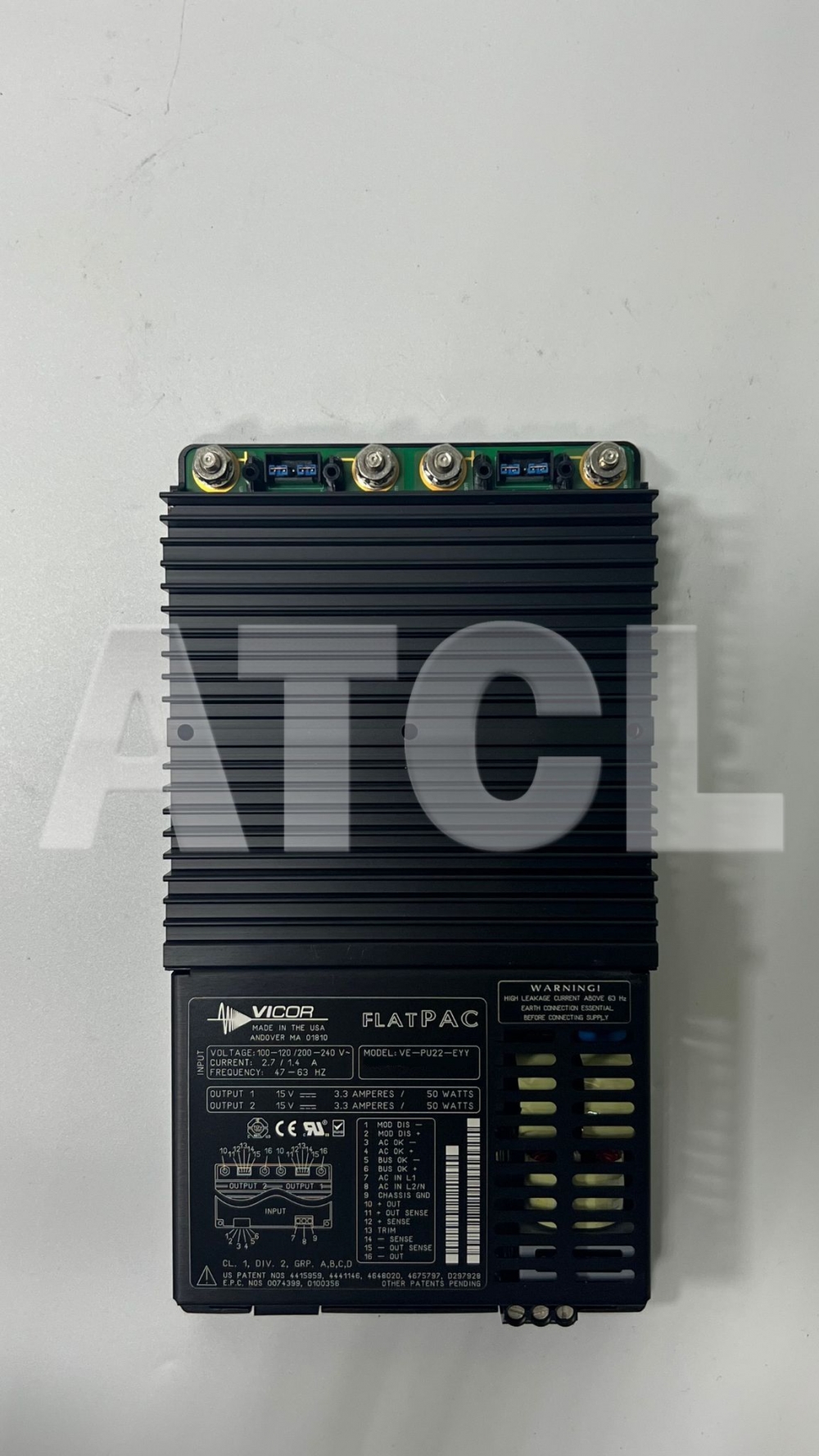 Vicor  VE-PU22-EYY ,+-15VDC