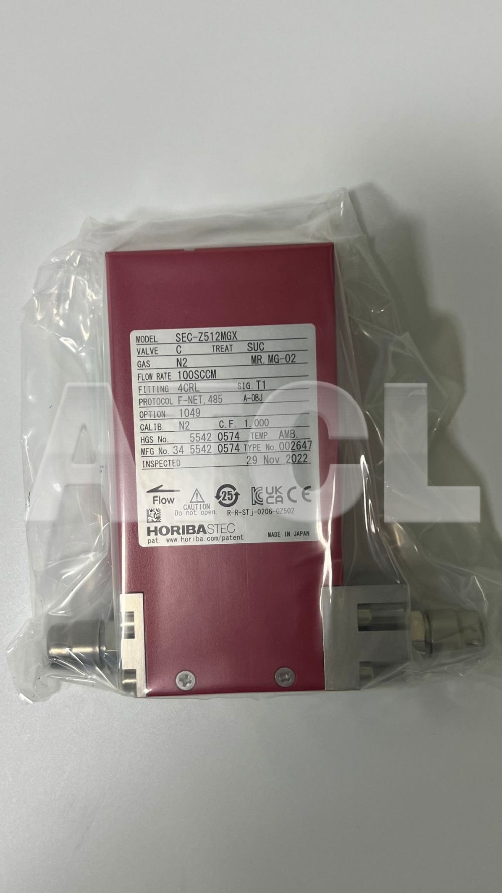 HORIBA STEC Z512MGXC-4CRL N2 100SCCM