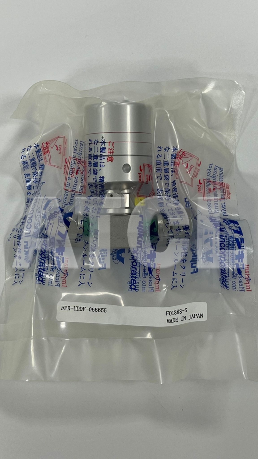 Fujikin Valve FPR-UDDF-066655，中心點：11mm
