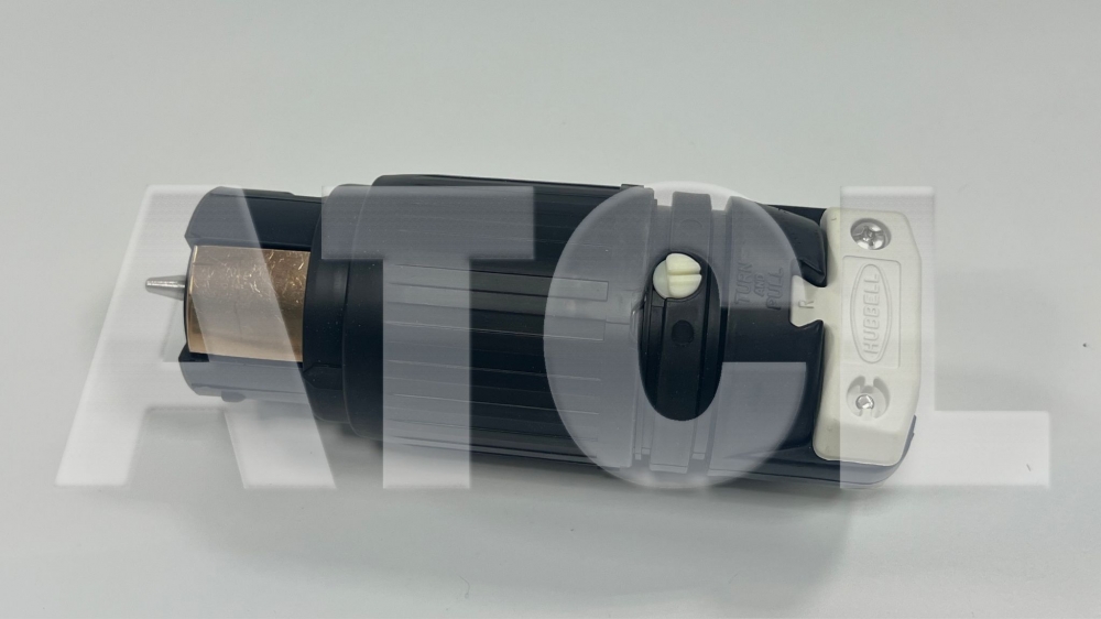 Hubbell 50A Locking Connector 3P4W 480VAC,CS8164C