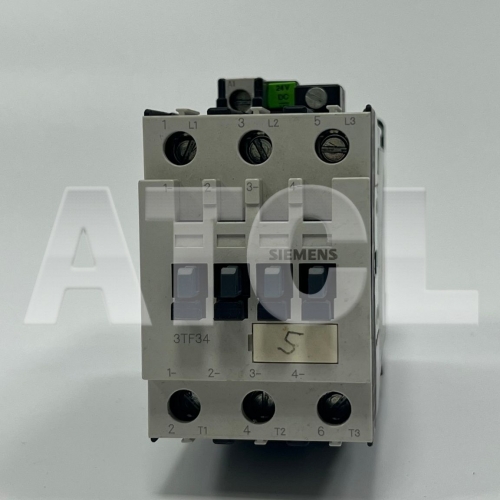 SIEMENS CONTACTOR 3TF3400-OB 3TX7402-3A 55AMP 3 POLE 600VAC